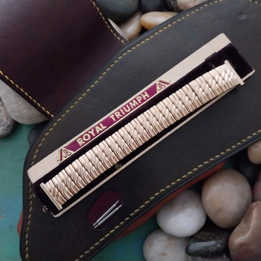 12k Gold-Filled JB Champion Royal Triumph Unused nos mcm 1950s Unused Watch Band