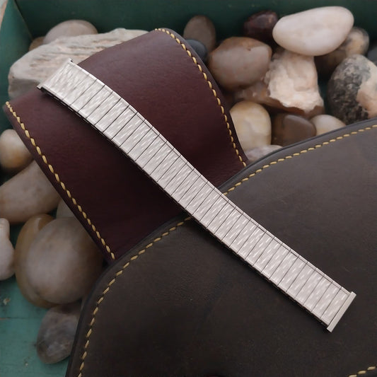 17.2mm Stainless Steel Speidel USA Valencia Twistoflex 1970s Unused Watch Band