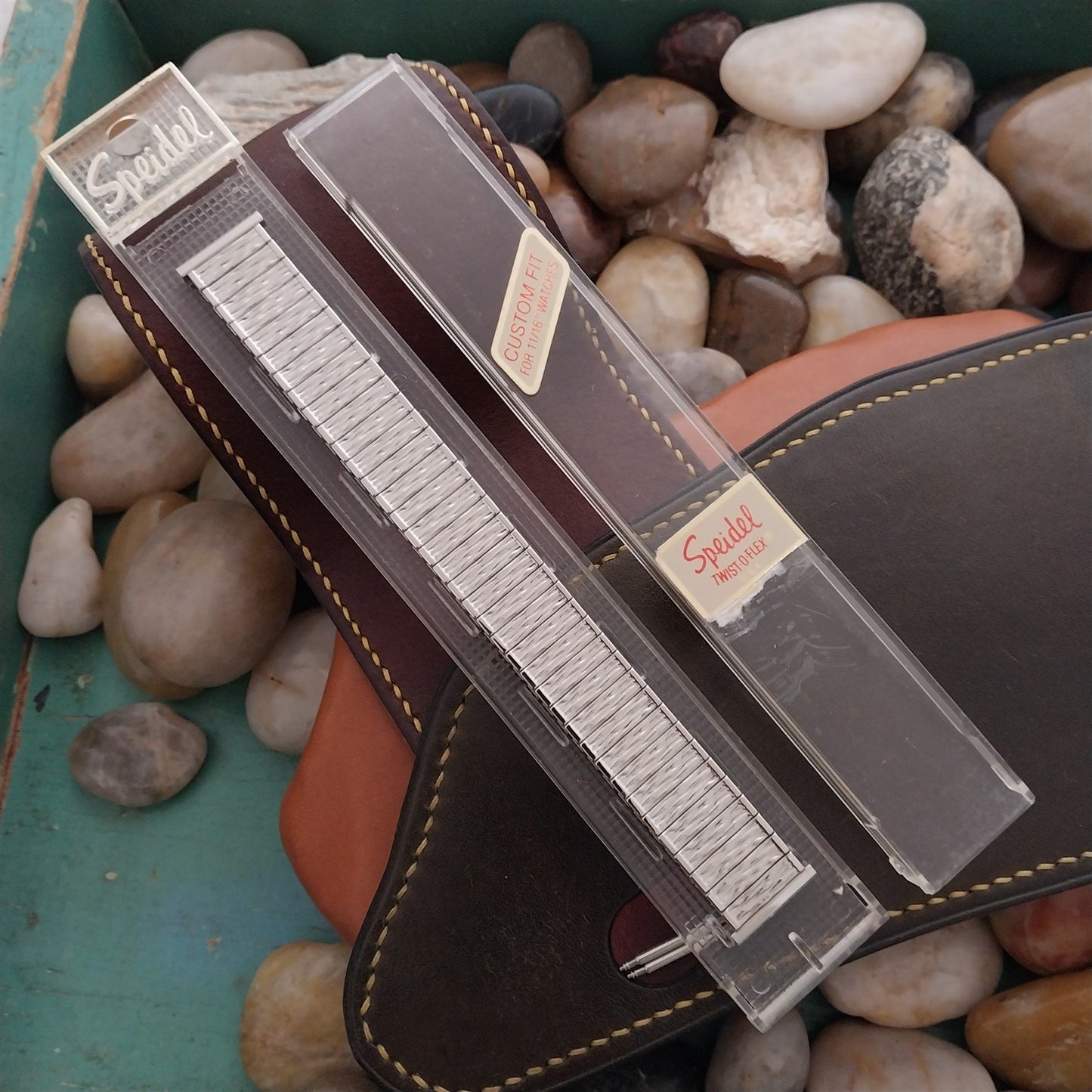 17.2mm Stainless Steel Speidel USA Valencia Twistoflex 1970s Unused Watch Band