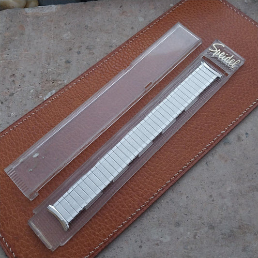 16mm 18mm 19mm Speidel Florentine White Gold Filled nos 1960s Unused Watch Band