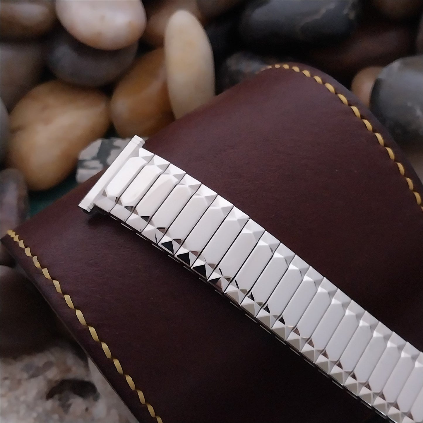 19mm 18mm 16mm 1962 White Gold-Fill Speidel First Nighter nos Unused Watch Band