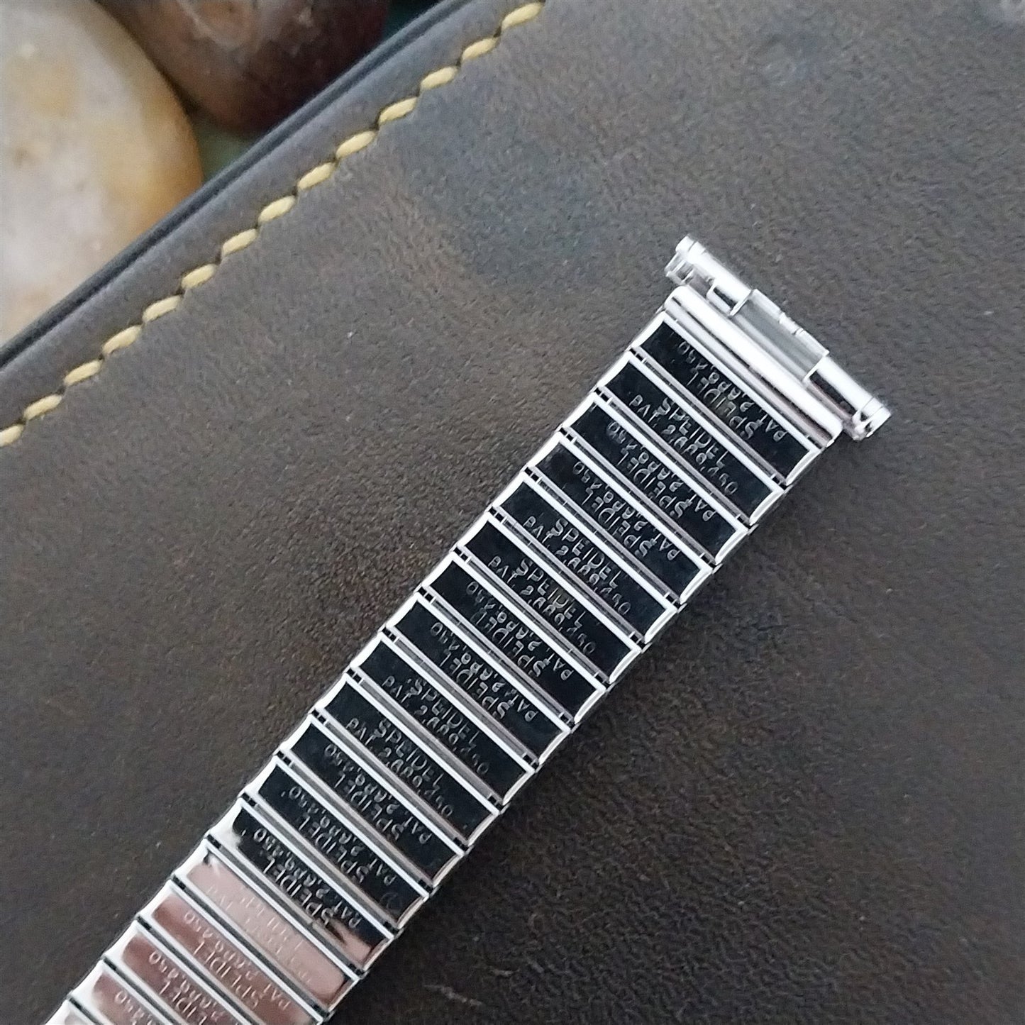 19mm 18mm 16mm 1962 White Gold-Fill Speidel First Nighter nos Unused Watch Band