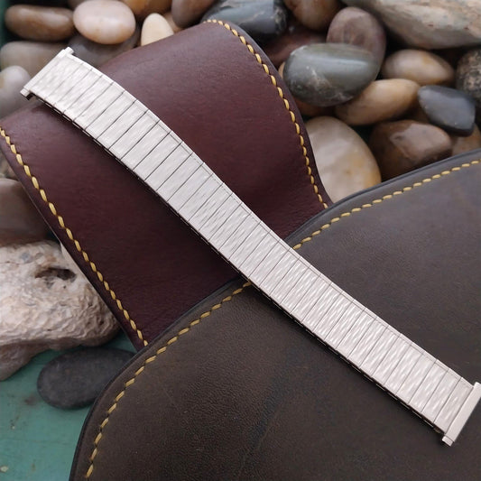 19mm 18mm 16mm Speidel Valencia Stainless Steel Unused 1970s Watch Band