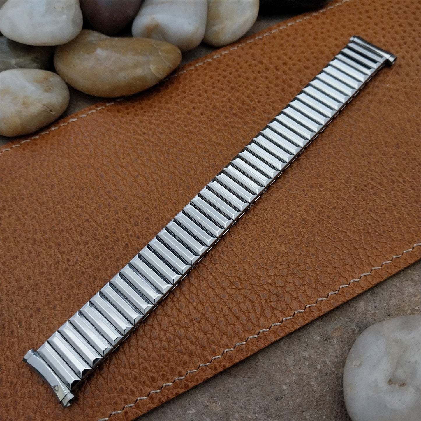 16mm 18mm 19mm Speidel USA Fullback Long Stainless Unused Vintage Watch Band