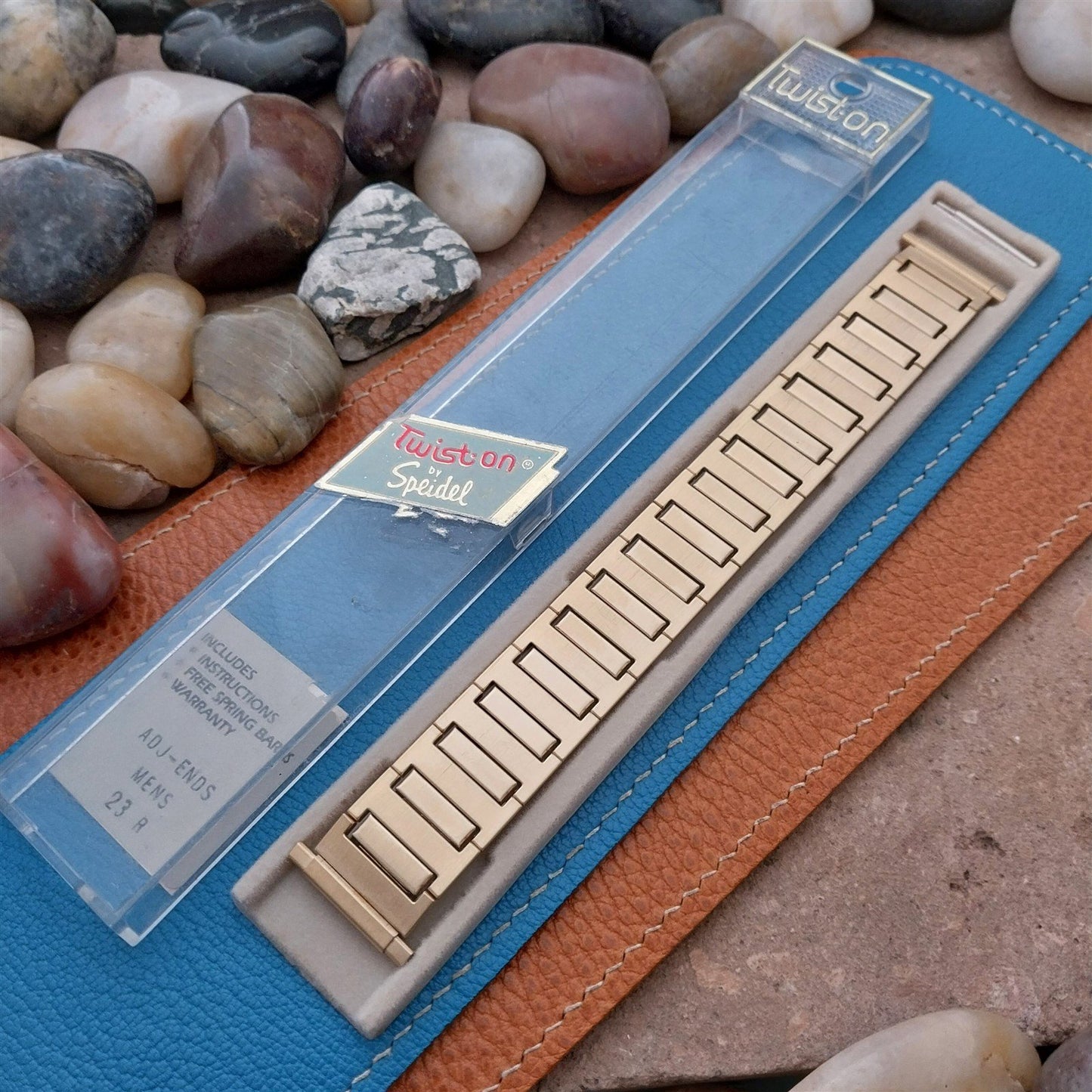 18mm 19mm 20mm 1970s Speidel Gold-Tone Speidel Unused Watch Band