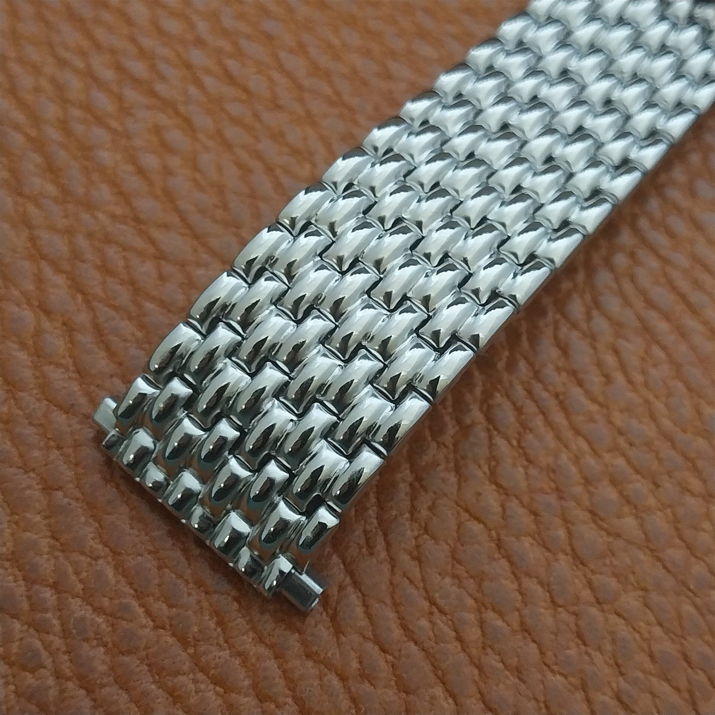 20mm 22mm Beads of Rice Stainless Speidel Expansion Unused Watch Band