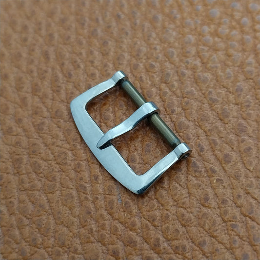 16mm 5/8" Flat Stainless Steel nos Unused 1940s-1950s Vintage Watch Buckle