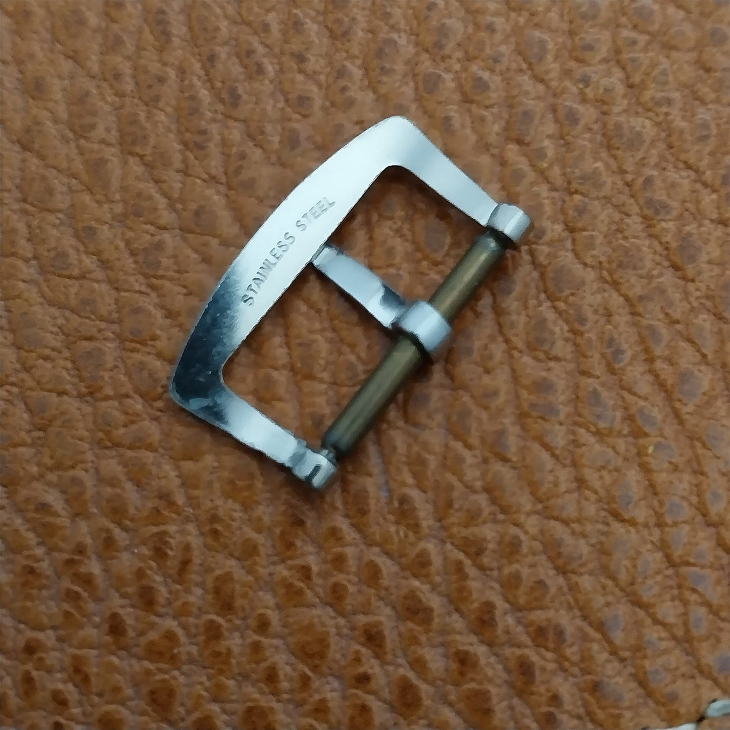16mm 5/8" Flat Stainless Steel nos Unused 1940s-1950s Vintage Watch Buckle