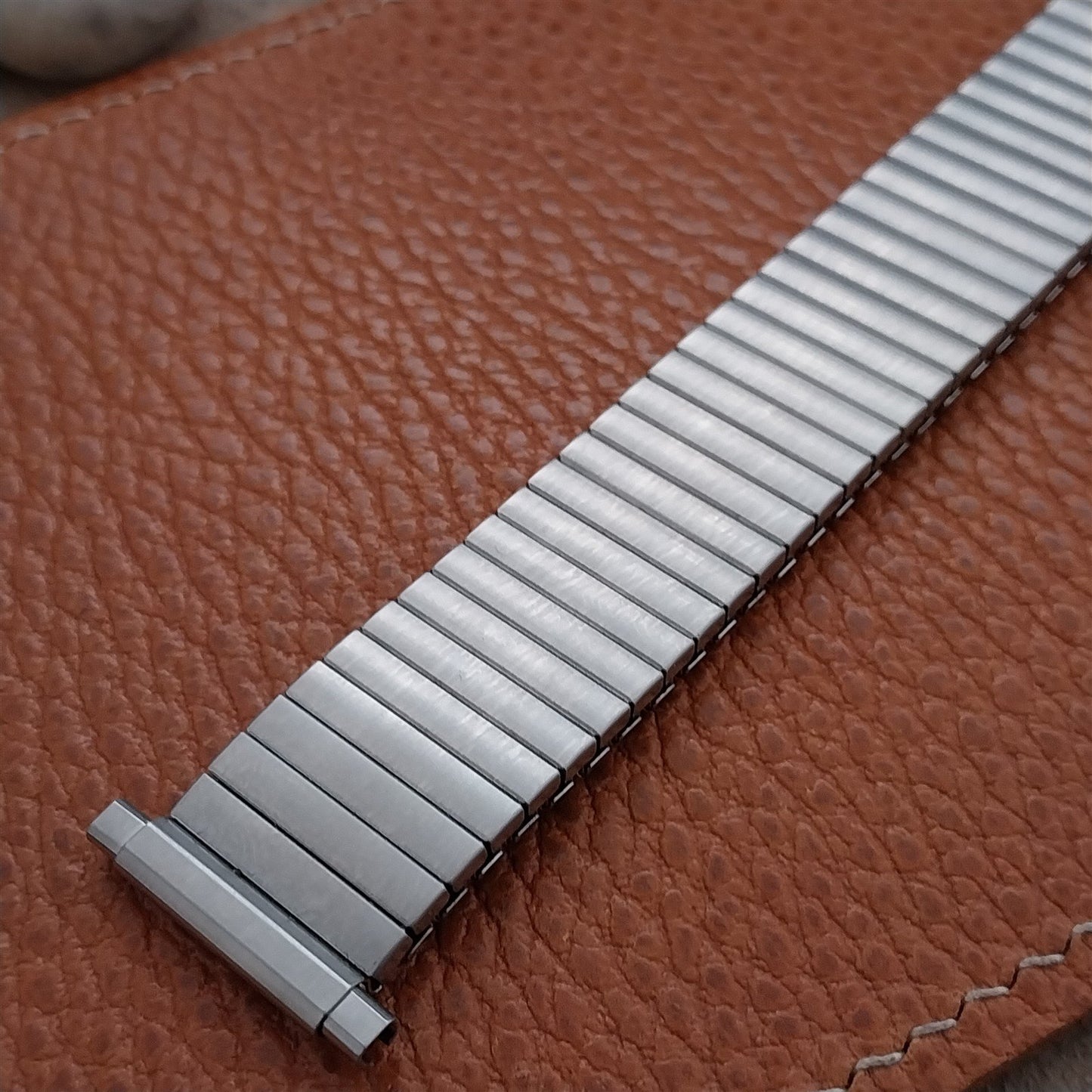 18mm 19mm 20mm JB Champion Brushed Stainless Steel nos Unused Vintage Watch Band