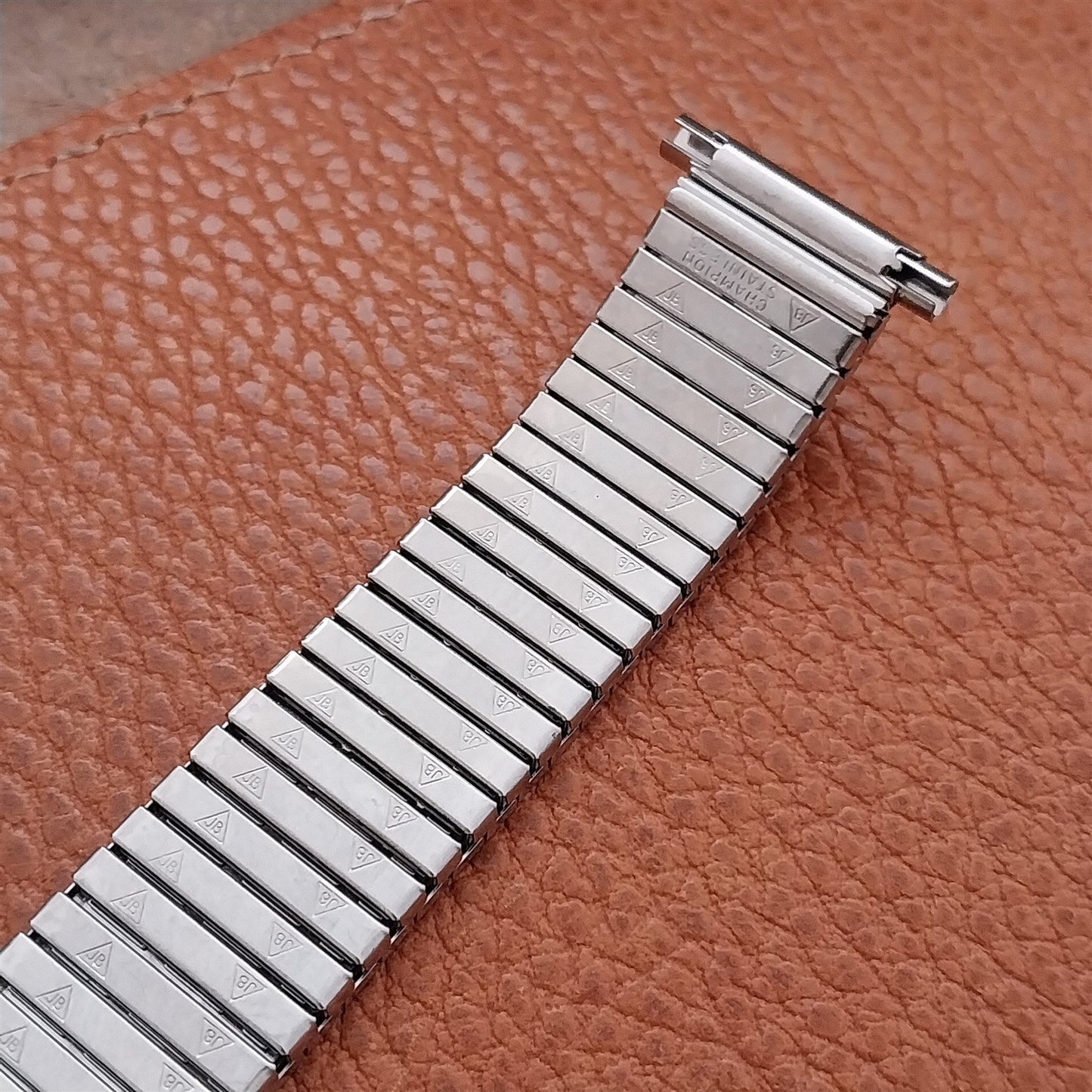 18mm 19mm 20mm JB Champion Brushed Stainless Steel nos Unused Vintage Watch Band