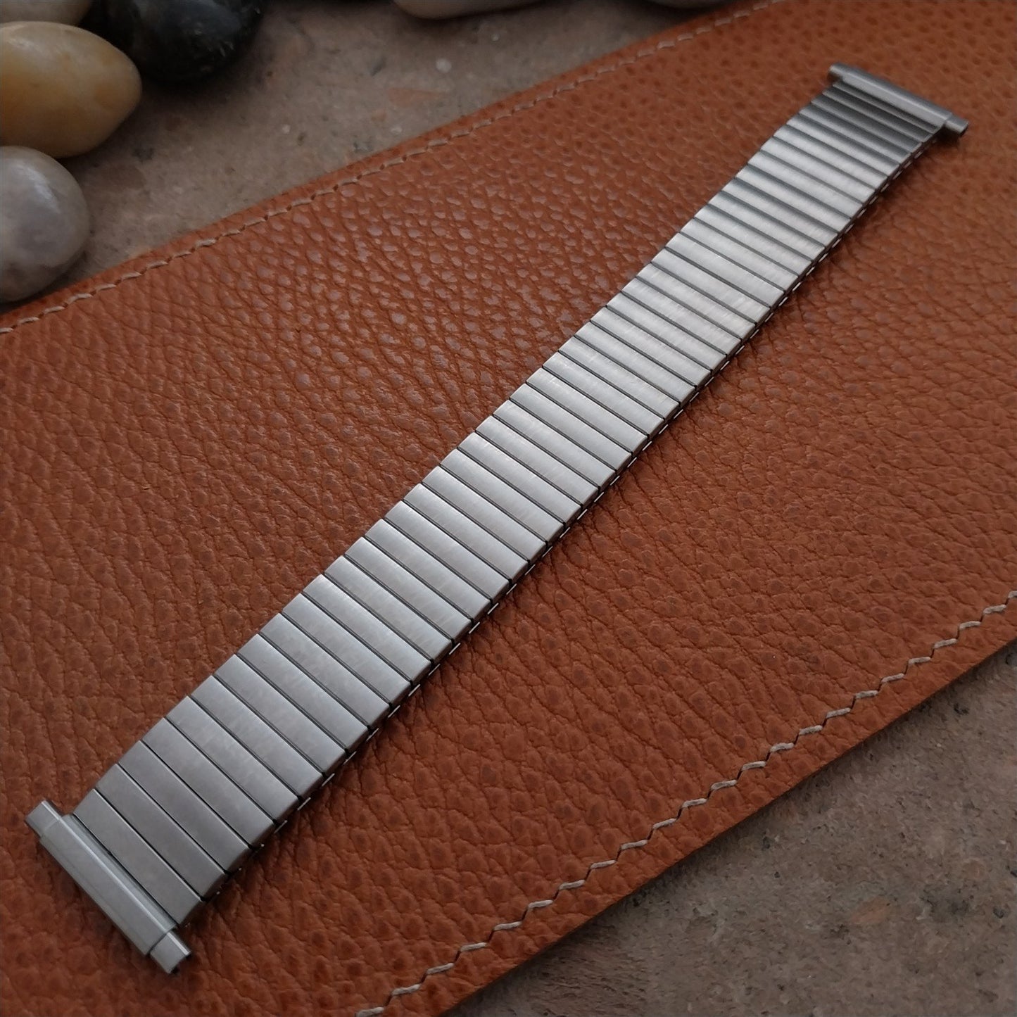 18mm 19mm 20mm JB Champion Brushed Stainless Steel nos Unused Vintage Watch Band