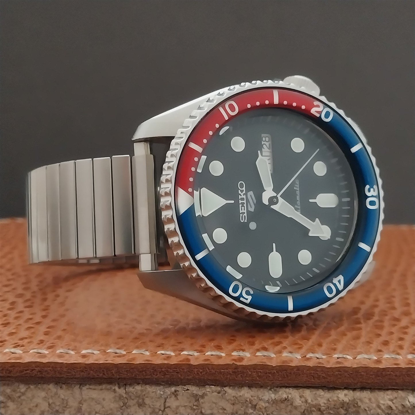 18mm 19mm 20mm JB Champion Brushed Stainless Steel nos Unused Vintage Watch Band