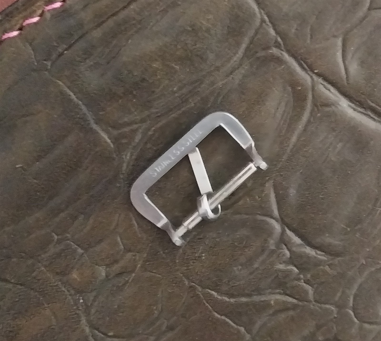 16mm 5/8" Stainless Steel nos Unused 1940s-1950s Vintage Watch Band Buckle