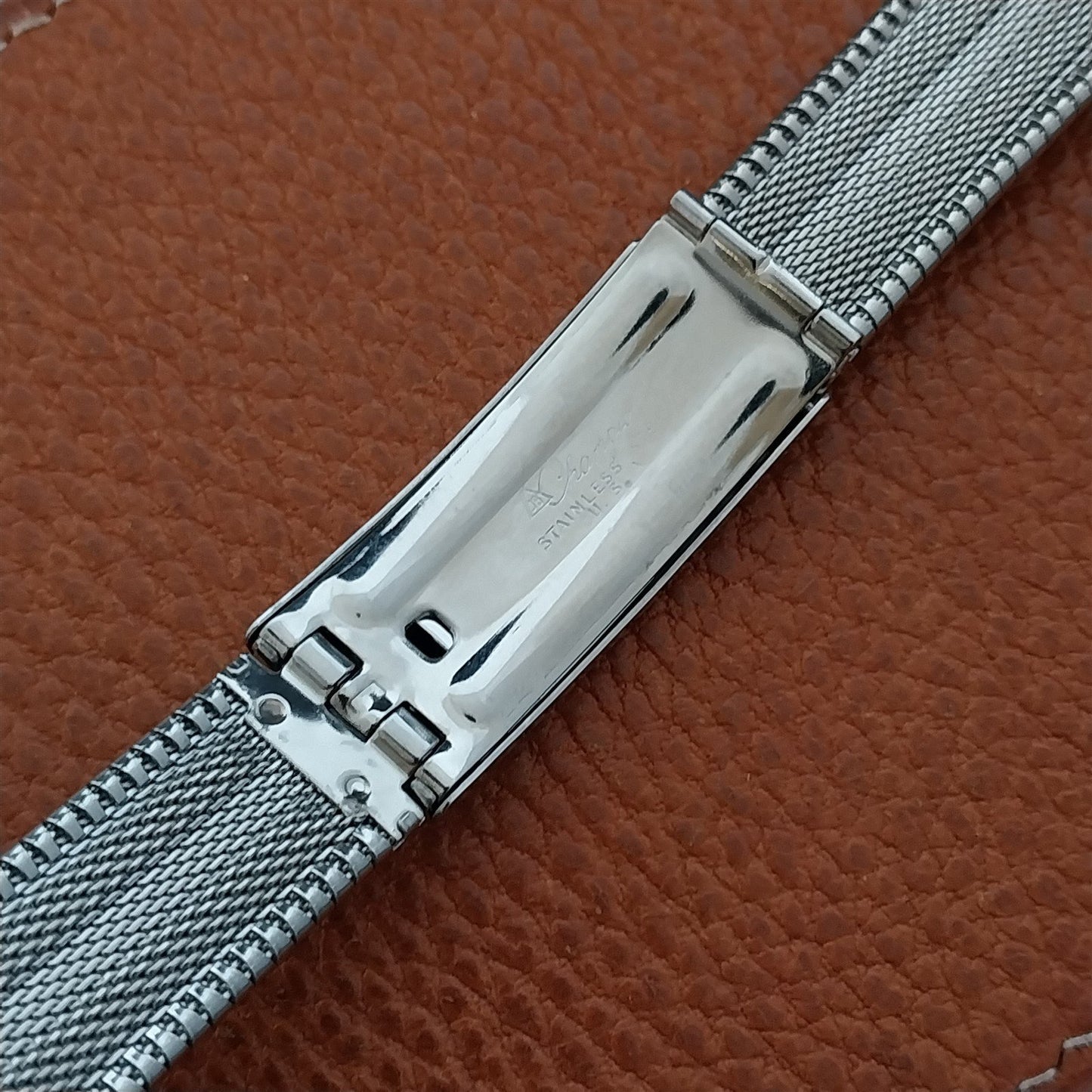 18mm 17mm 1960s Stainless Steel JB Champion USA Unused Vintage Watch Band