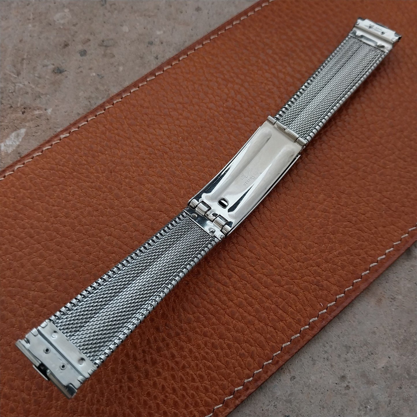 18mm 17mm 1960s Stainless Steel JB Champion USA Unused Vintage Watch Band