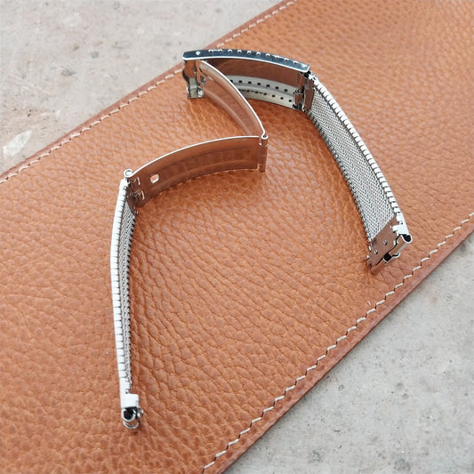 18mm 17mm 1960s Stainless Steel JB Champion USA Unused Vintage Watch Band