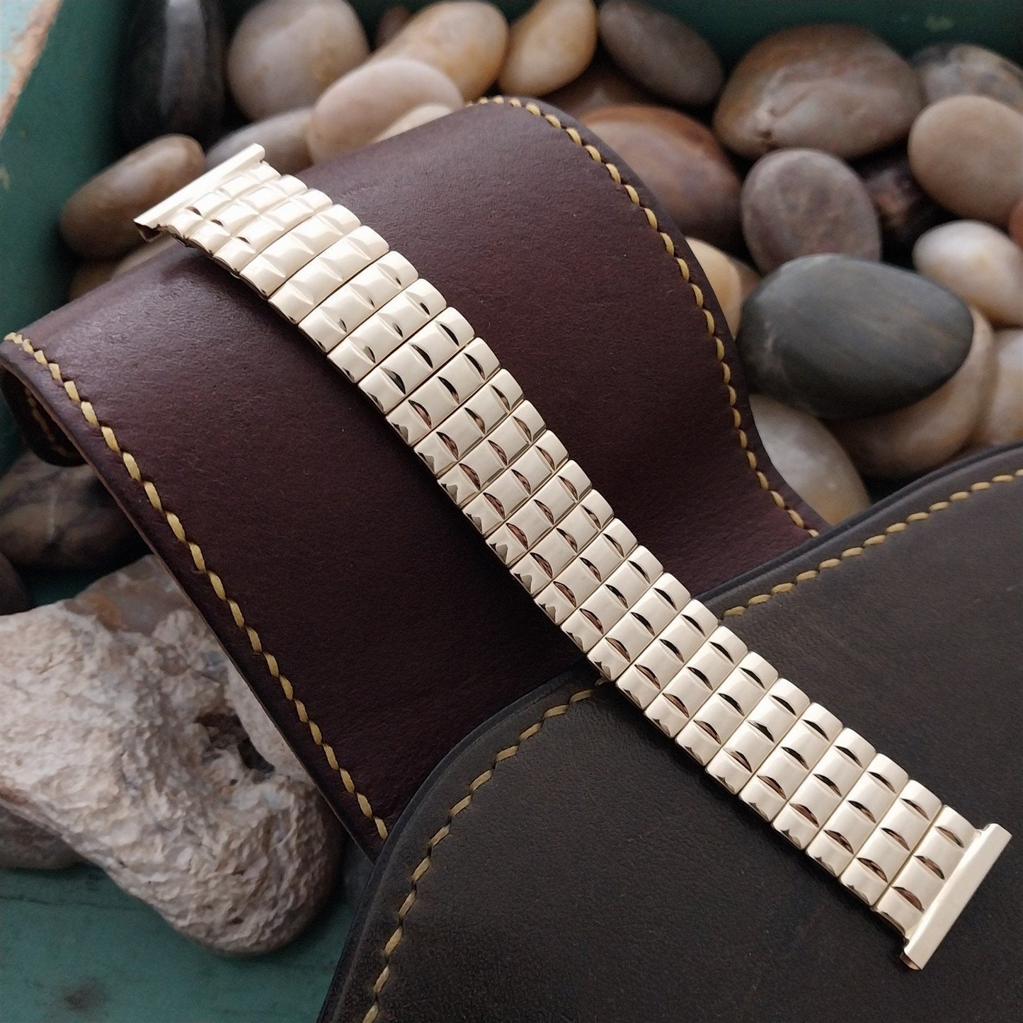 19mm 18mm 16mm Short Gold-Filled Foster Mel Unused 1950s Vintage Watch Band