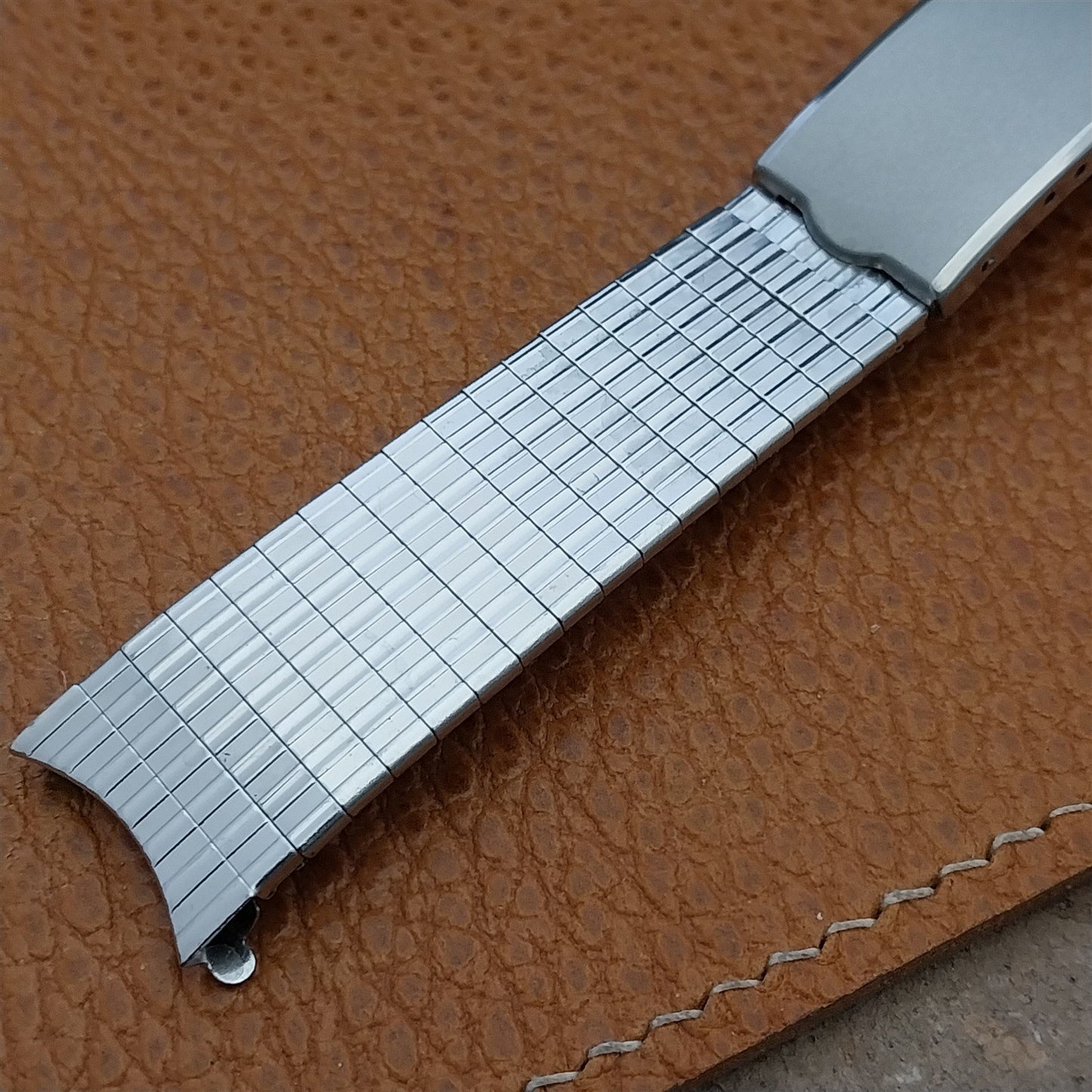 18mm Stainless Steel Deployment 1970s-1980s Unused Vintage Watch Band