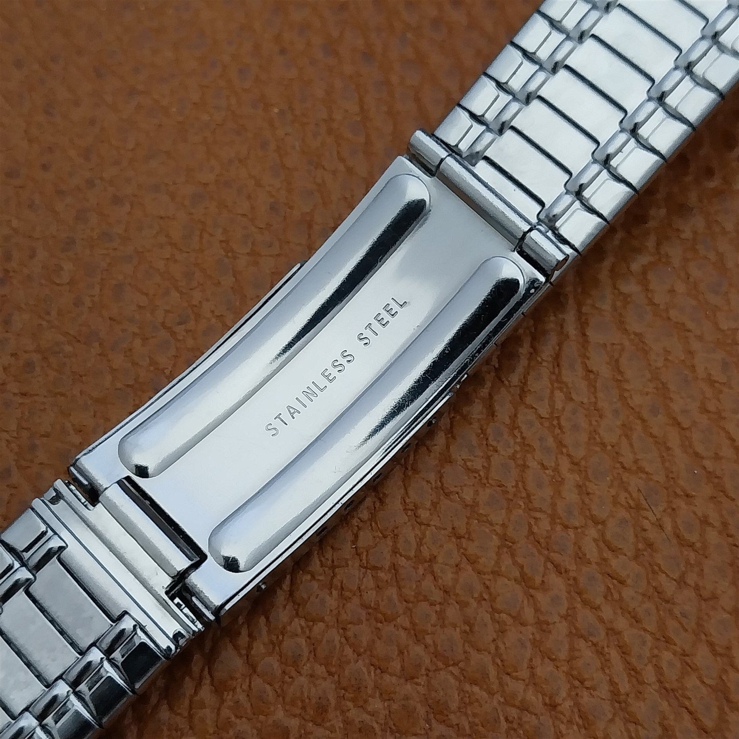 18mm Stainless Steel Deployment 1970s-1980s Unused Vintage Watch Band