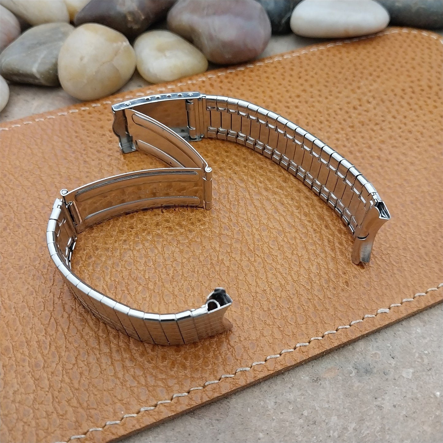 18mm Stainless Steel Deployment 1970s-1980s Unused Vintage Watch Band