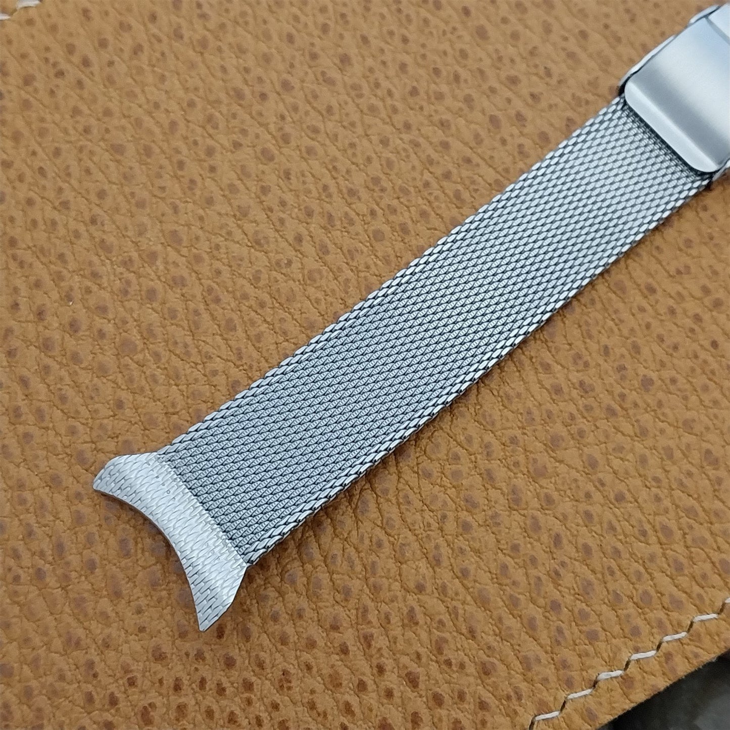 22mm Stainless Steel Mesh nos 1960s Kestenmade USA Vintage Watch Band