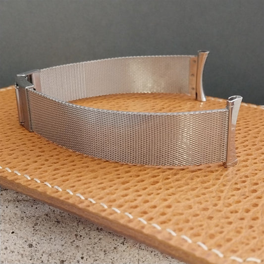 22mm 20mm Stainless Steel Mesh Long Kestenmade Unused 1960s Vintage Watch Band