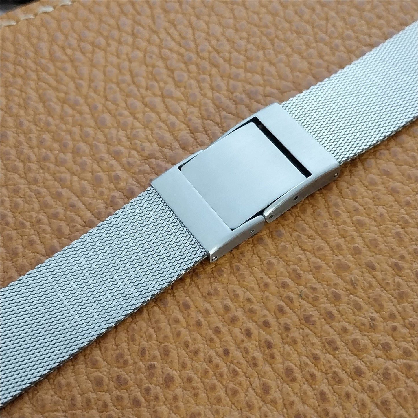 22mm 20mm Stainless Steel Mesh Long Kestenmade Unused 1960s Vintage Watch Band