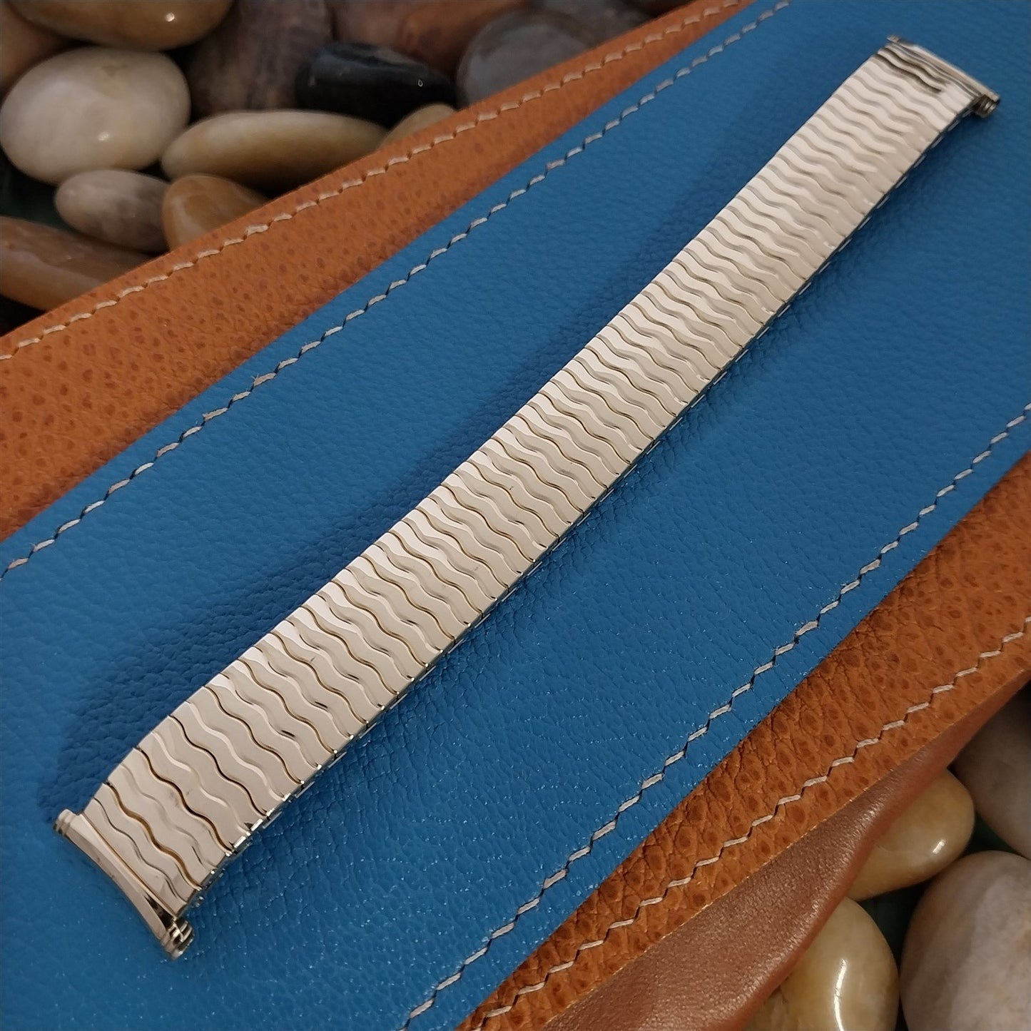 19mm 18mm 16mm 1970s Gold-Filled Speidel Riptide nos Unused Vintage Watchband