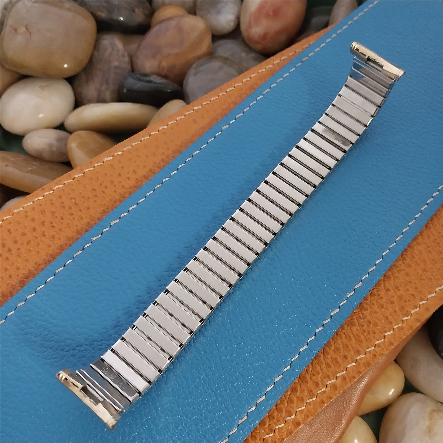 19mm 18mm 16mm 1970s Gold-Filled Speidel Riptide nos Unused Vintage Watchband