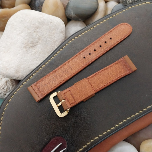 5/8" Unpadded Calfskin Single-Keeper 1950s Unused Vintage Watch Band