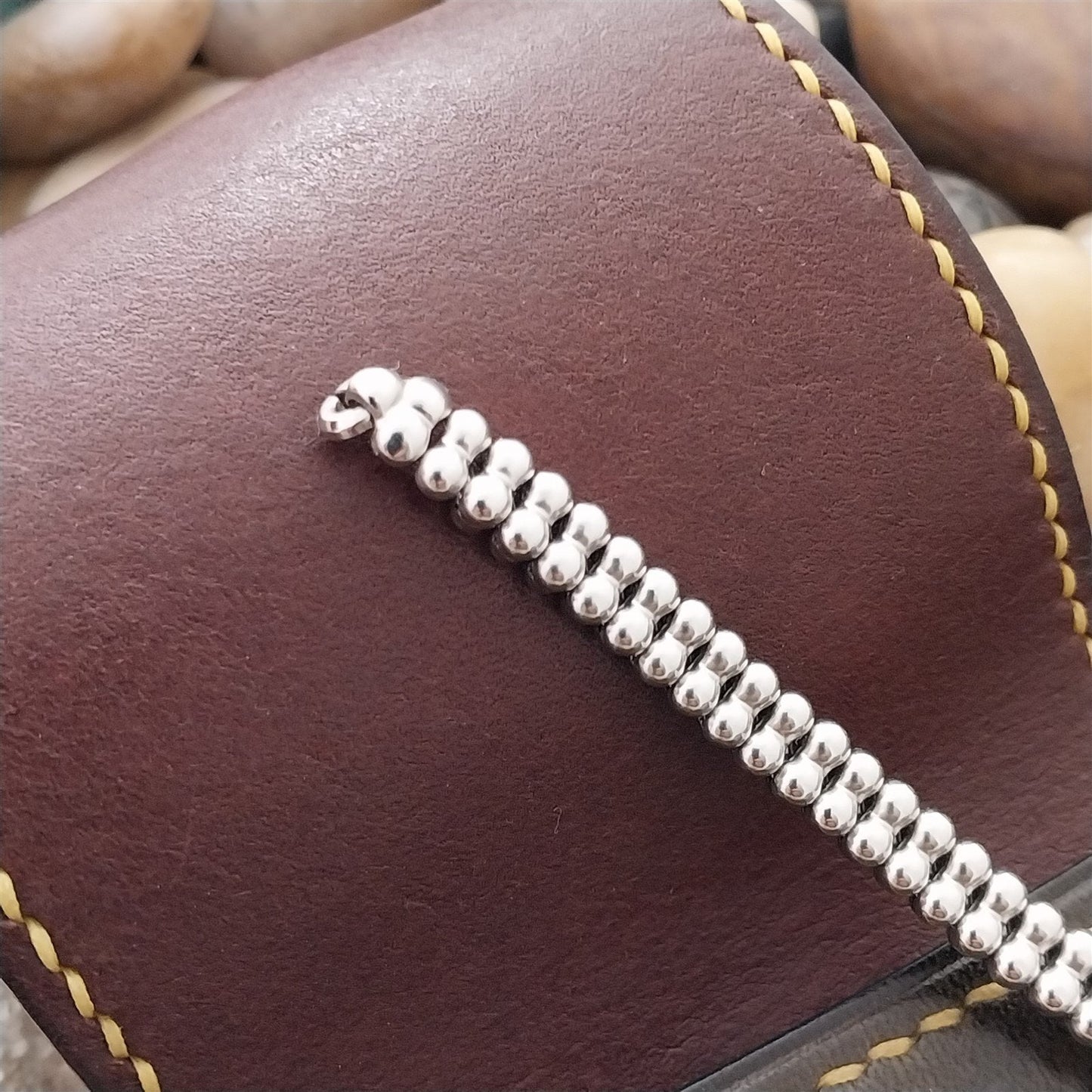 12k White Gold-Filled Ladies Expansion JB Champion Unused 50s Vintage Watch Band