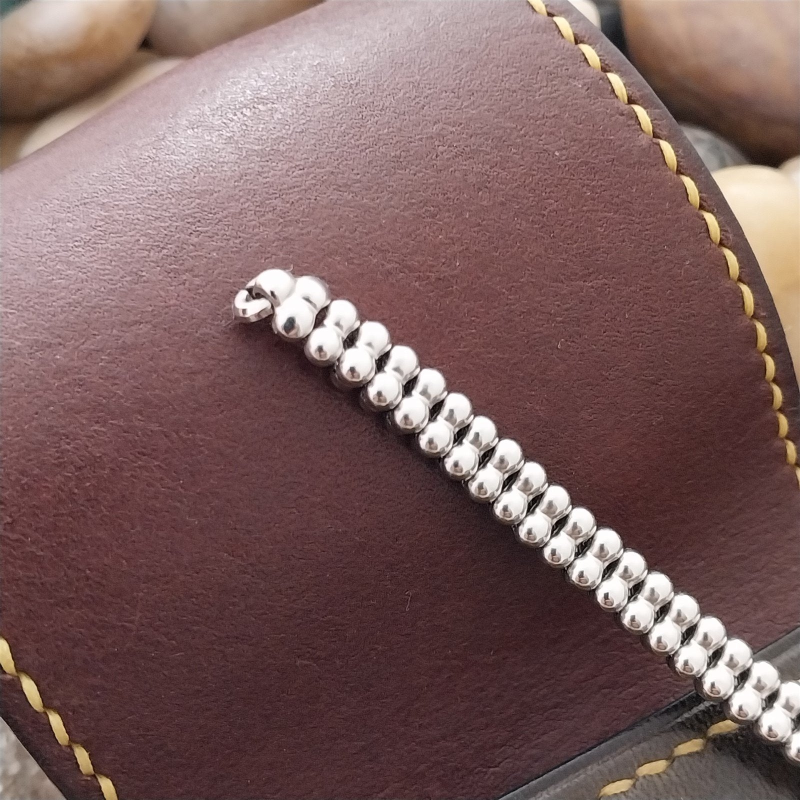 12k White Gold-Filled Ladies Expansion JB Champion Unused 50s Vintage Watch Band