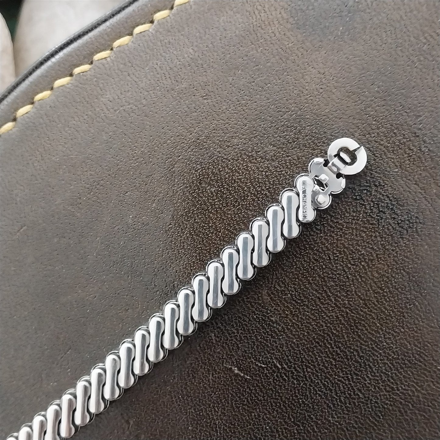 12k White Gold-Filled Ladies Expansion JB Champion Unused 50s Vintage Watch Band