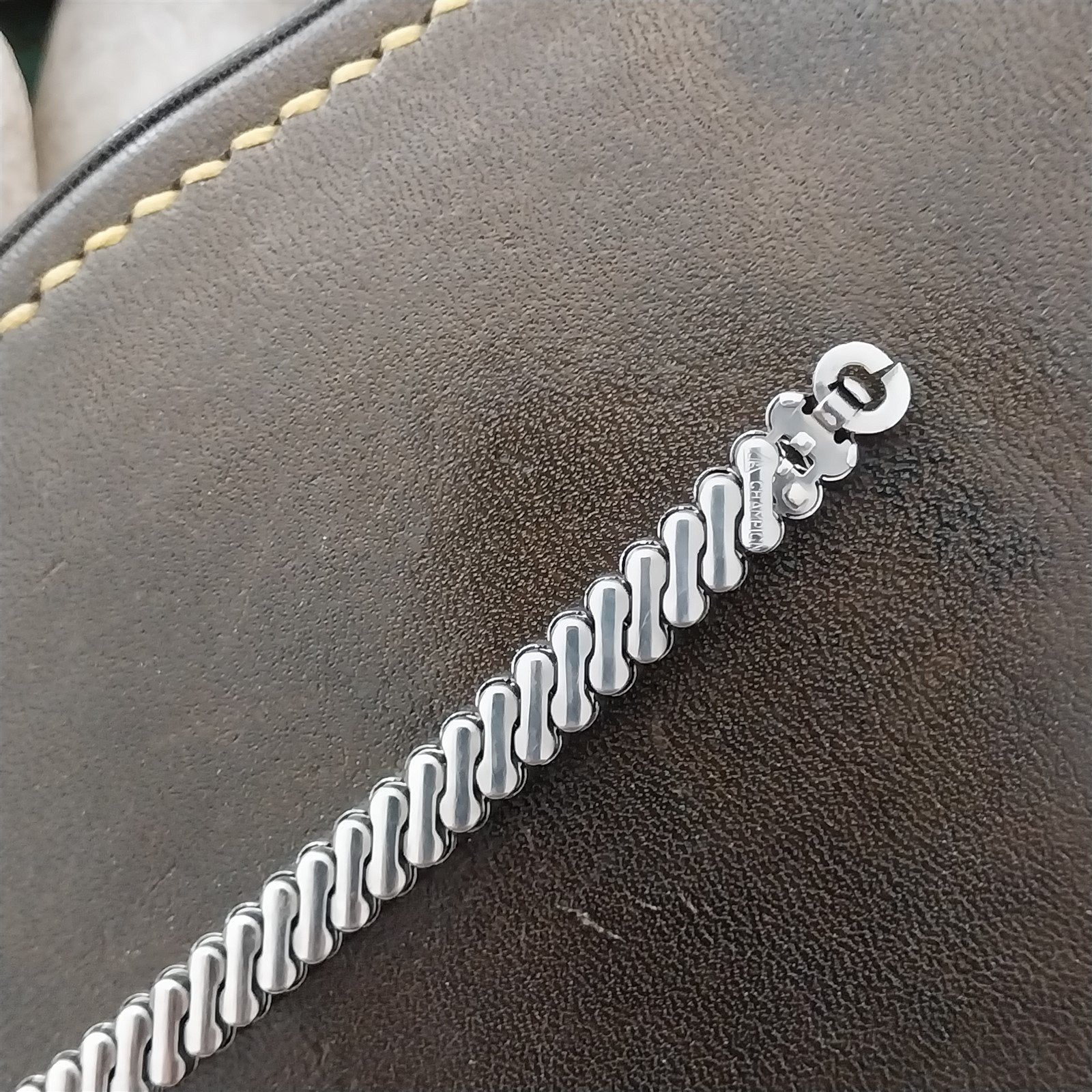 12k White Gold-Filled Ladies Expansion JB Champion Unused 50s Vintage Watch Band