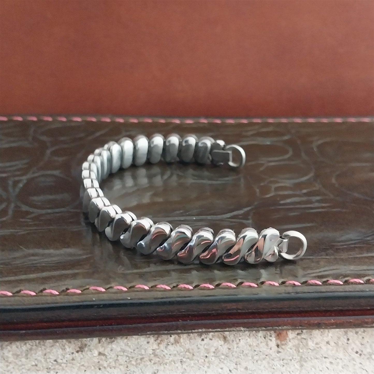 White Gold-Filled Ladies Extra Short Bellavance Unused 1950s Vintage Watch Band