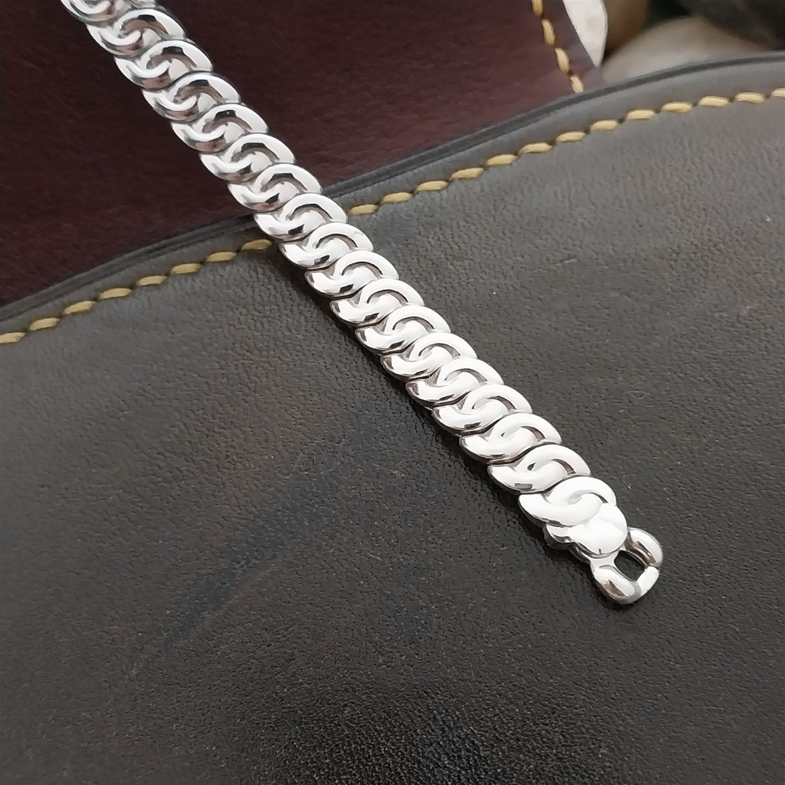 12k White Gold-Filled Ladies Expansion JB Champion Unused 50s Vintage Watch Band