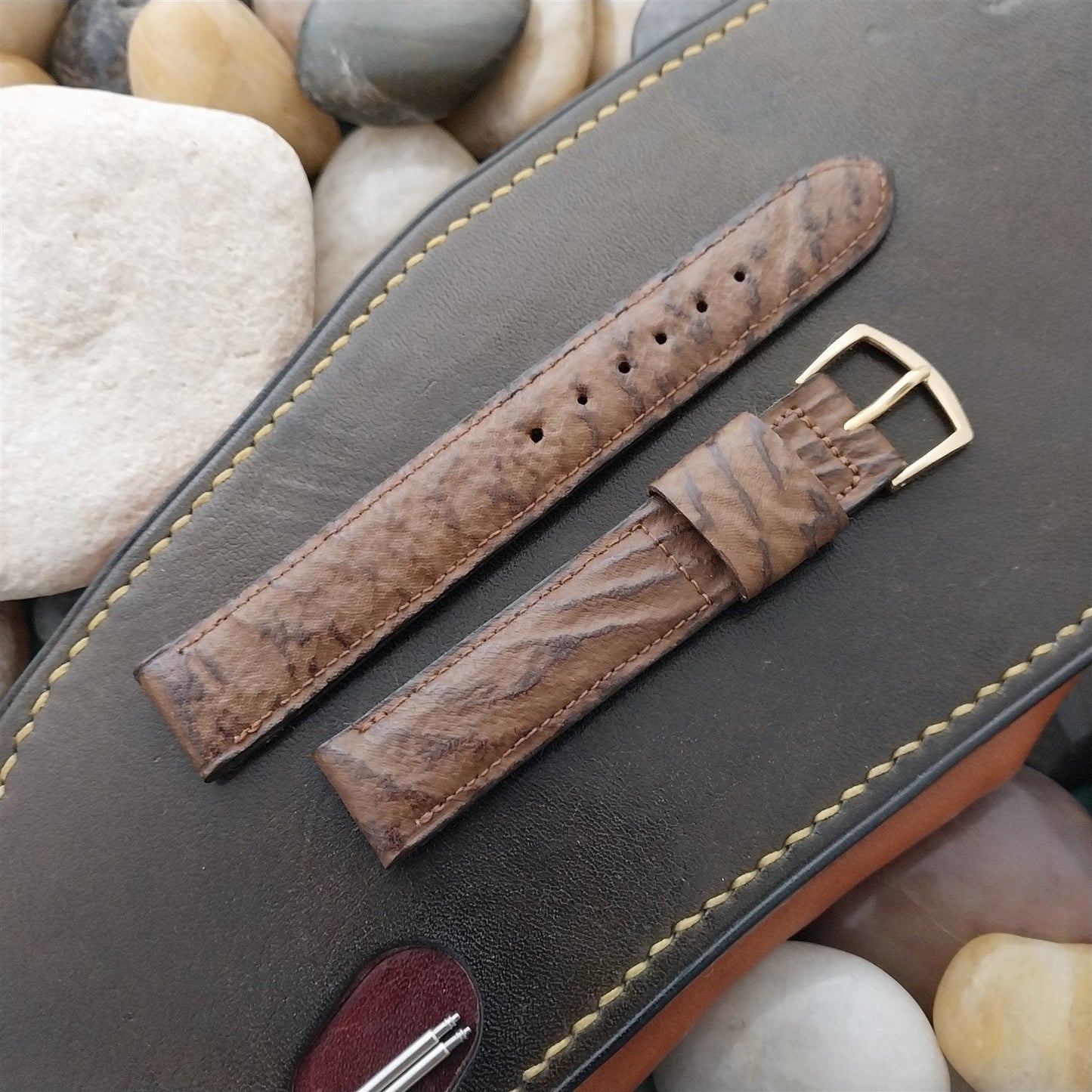 5/8" Tiger Shark Mormac Single-Keeper Classic nos Unused Vintage Watch Band