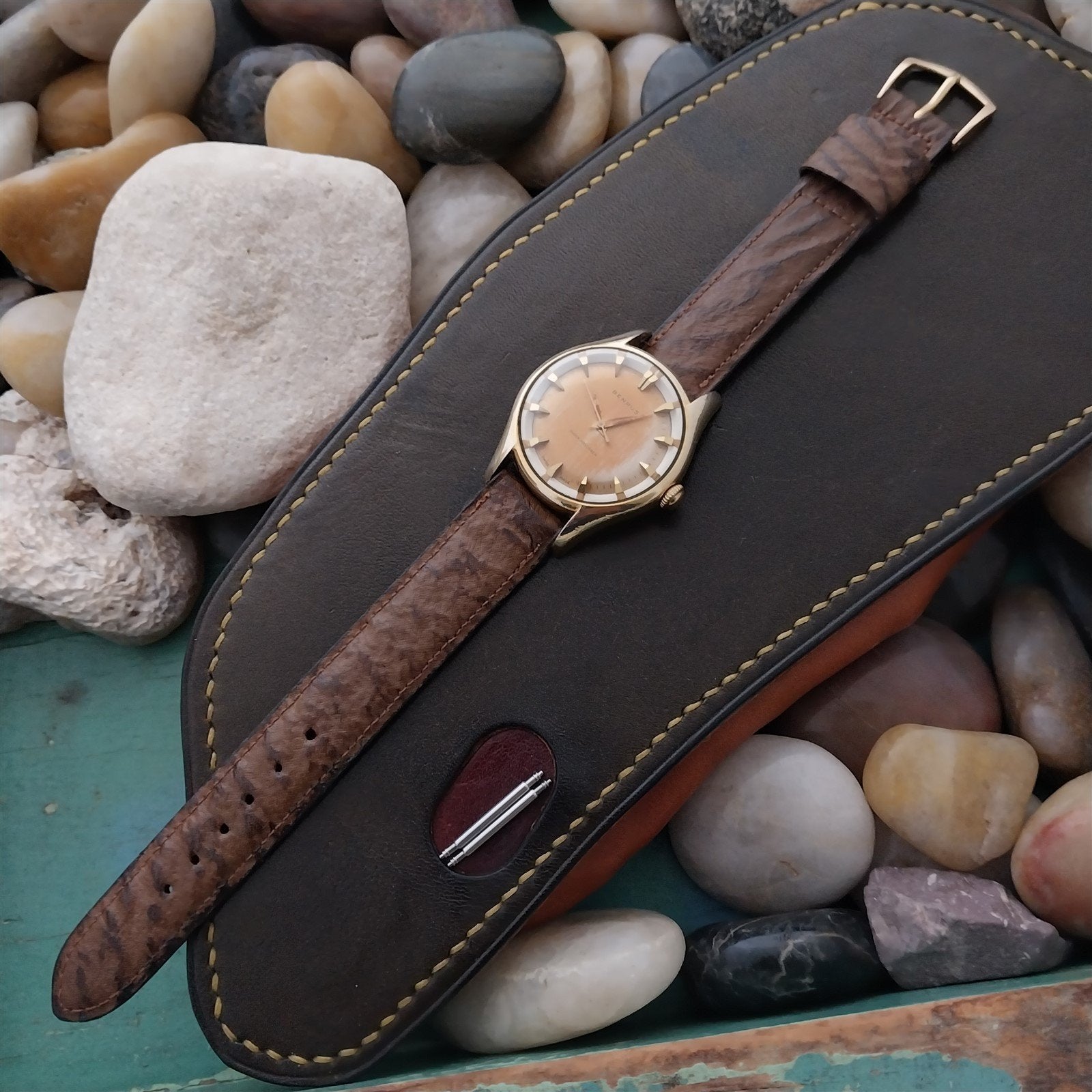 5/8" Tiger Shark Mormac Single-Keeper Classic nos Unused Vintage Watch Band