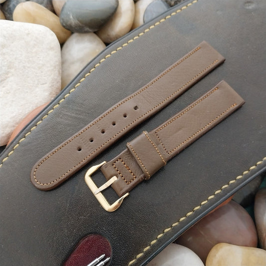 1950s 5/8" LH&co Marvel Edge Selected Calf Leather nos Unused Vintage Watch Band