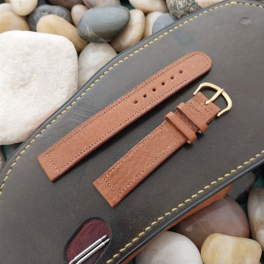 5/8" Double-Keeper Unpadded Pigskin 40s-50s Classic Unused Vintage Watch Band