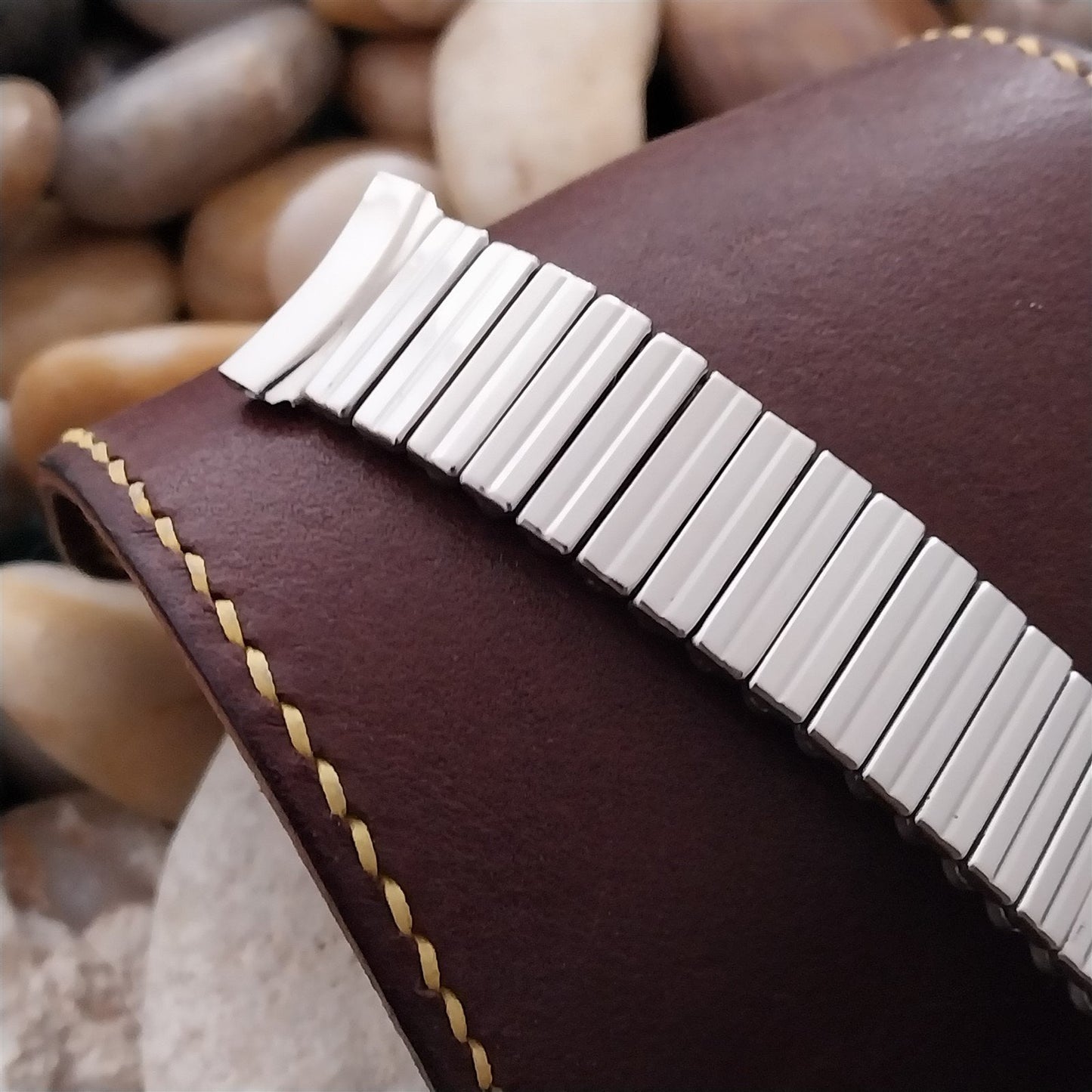 17mm 16mm 1950s-1960s Airflex Stainless Steel Classic Unused Vintage Watch Band