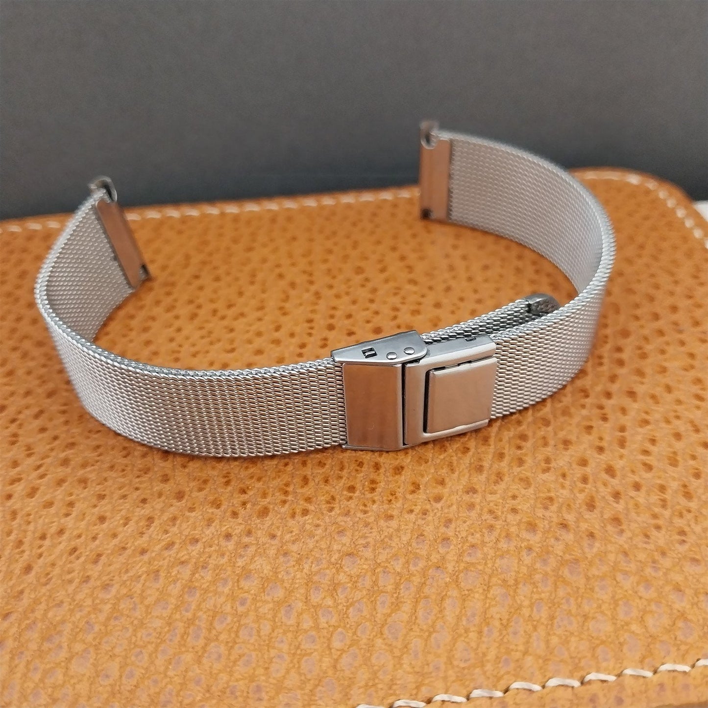 19mm Stainless Mesh Classic JB Champion Unused 1960s-1970s Vintage Watch Band