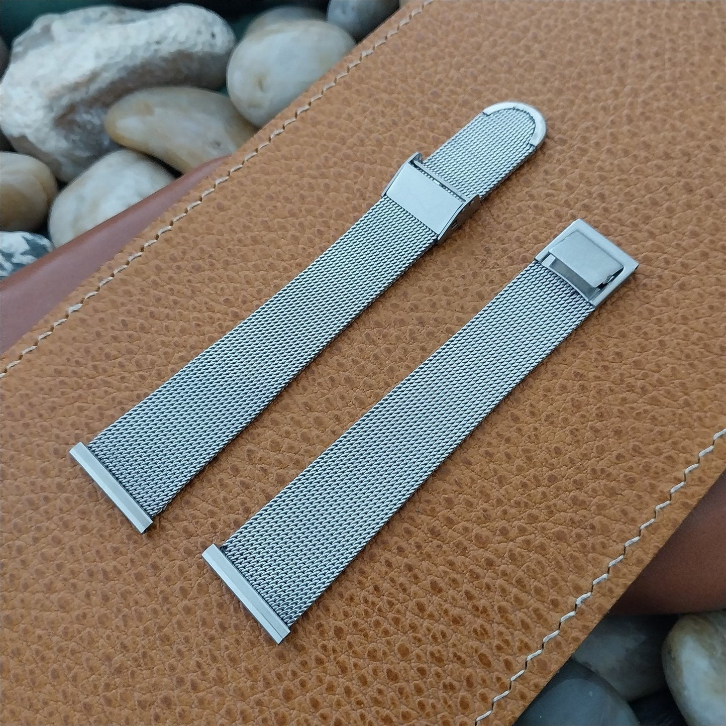 19mm Stainless Mesh Classic JB Champion Unused 1960s-1970s Vintage Watch Band