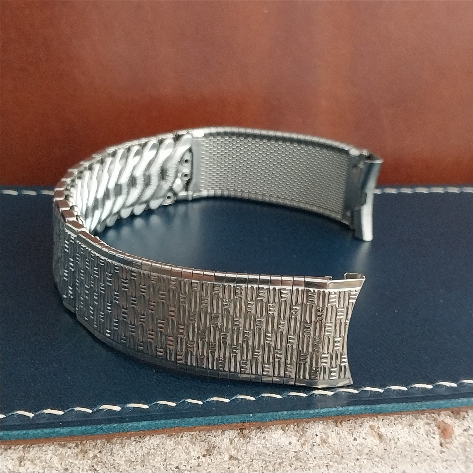 17.2mm Stainless Steel Kreisler 11/16" Unused Classic 1960s Vintage Watch Band