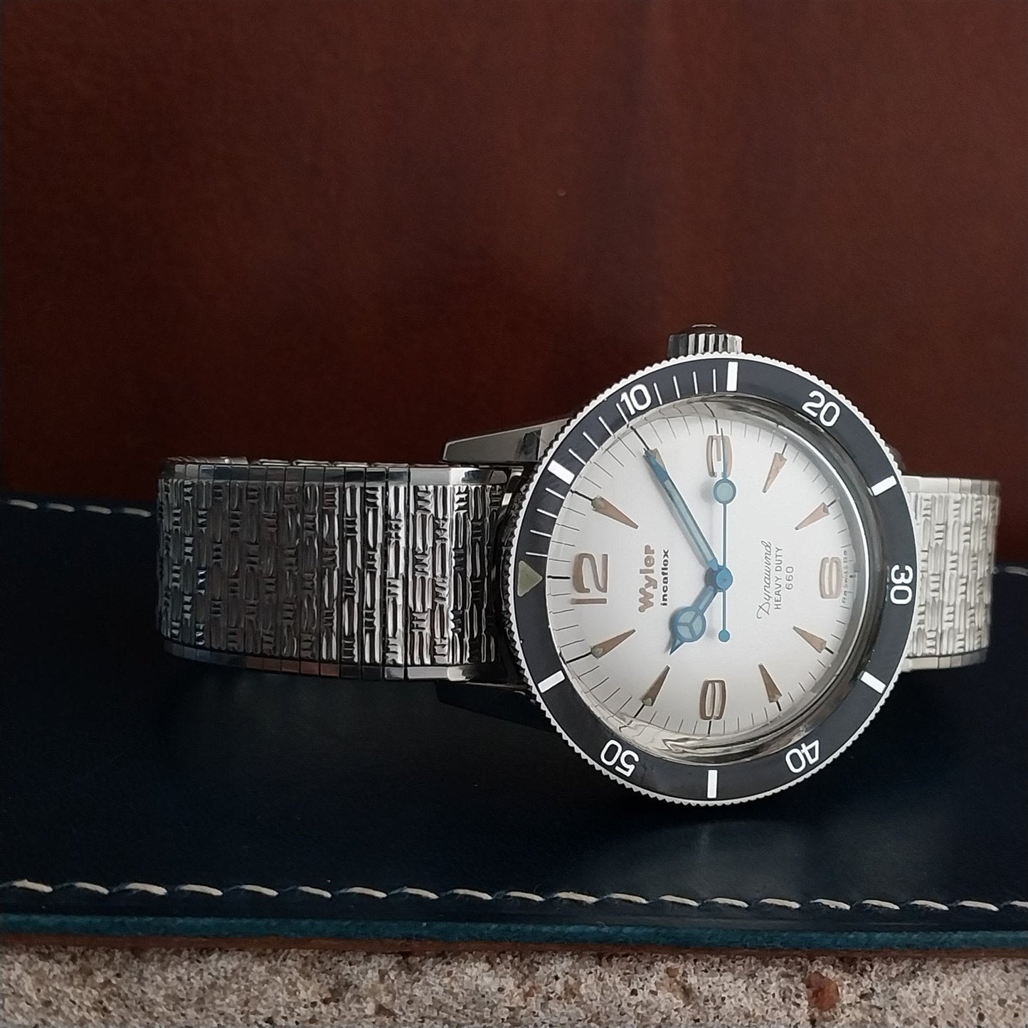 17.2mm Stainless Steel Kreisler 11/16" Unused Classic 1960s Vintage Watch Band