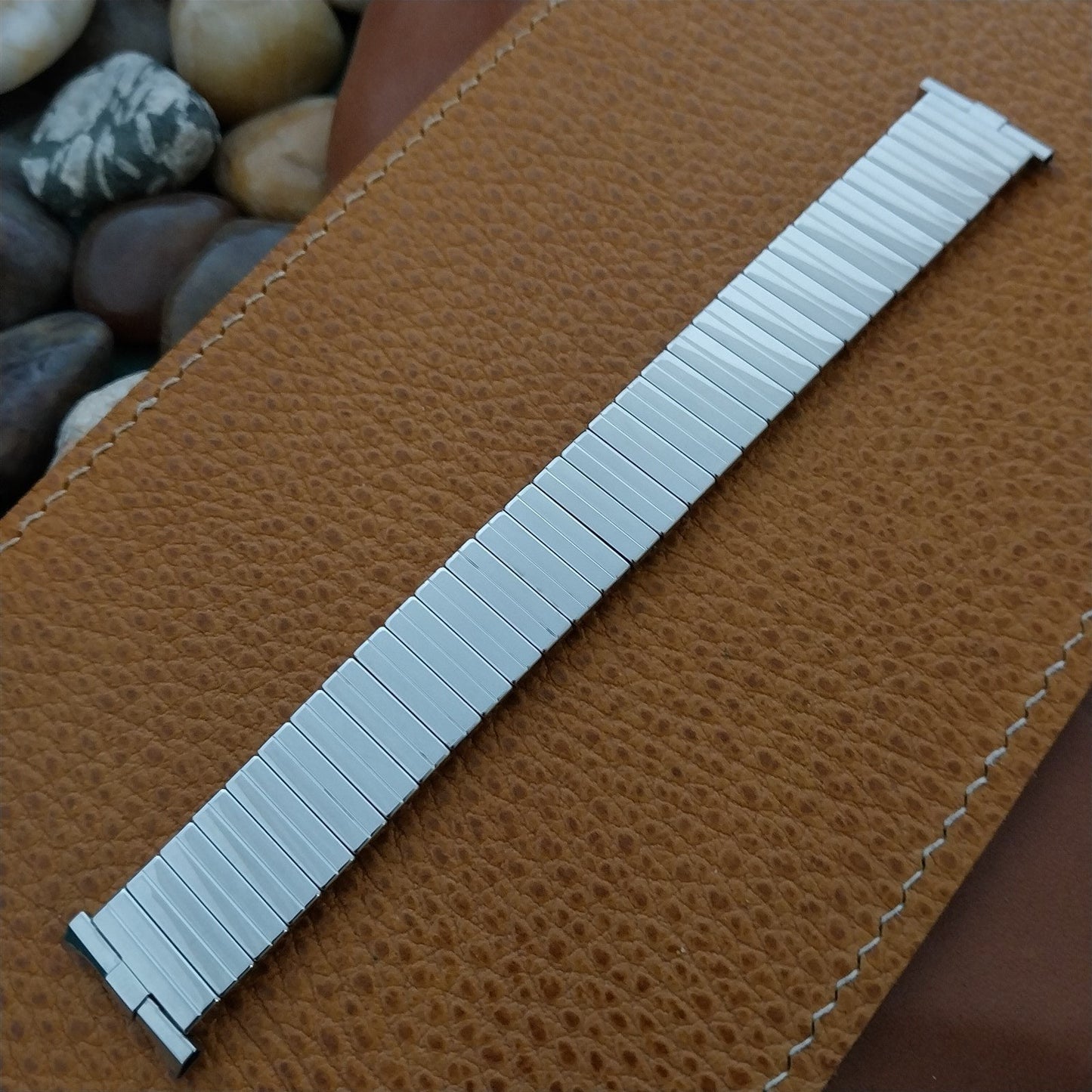 19mm 18mm JB Champion Stainless Steel PrestoFlex 1960s Unused Vintage Watch Band