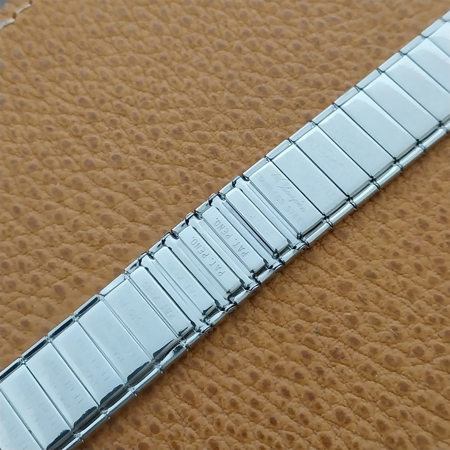 19mm 18mm JB Champion Stainless Steel PrestoFlex 1960s Unused Vintage Watch Band