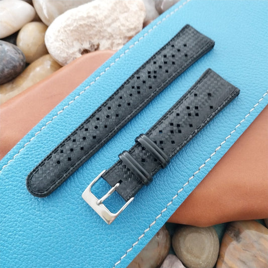 20mm Vintage Skindiver Perforated Classic Diver Strap 1960s Unused Watch Band