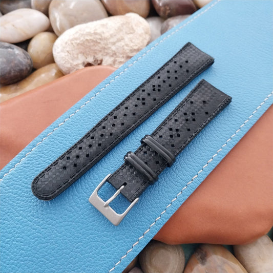 20mm Vintage Skindiver Matte Buckle Classic Diver Strap 1960s Unused Watch Strap