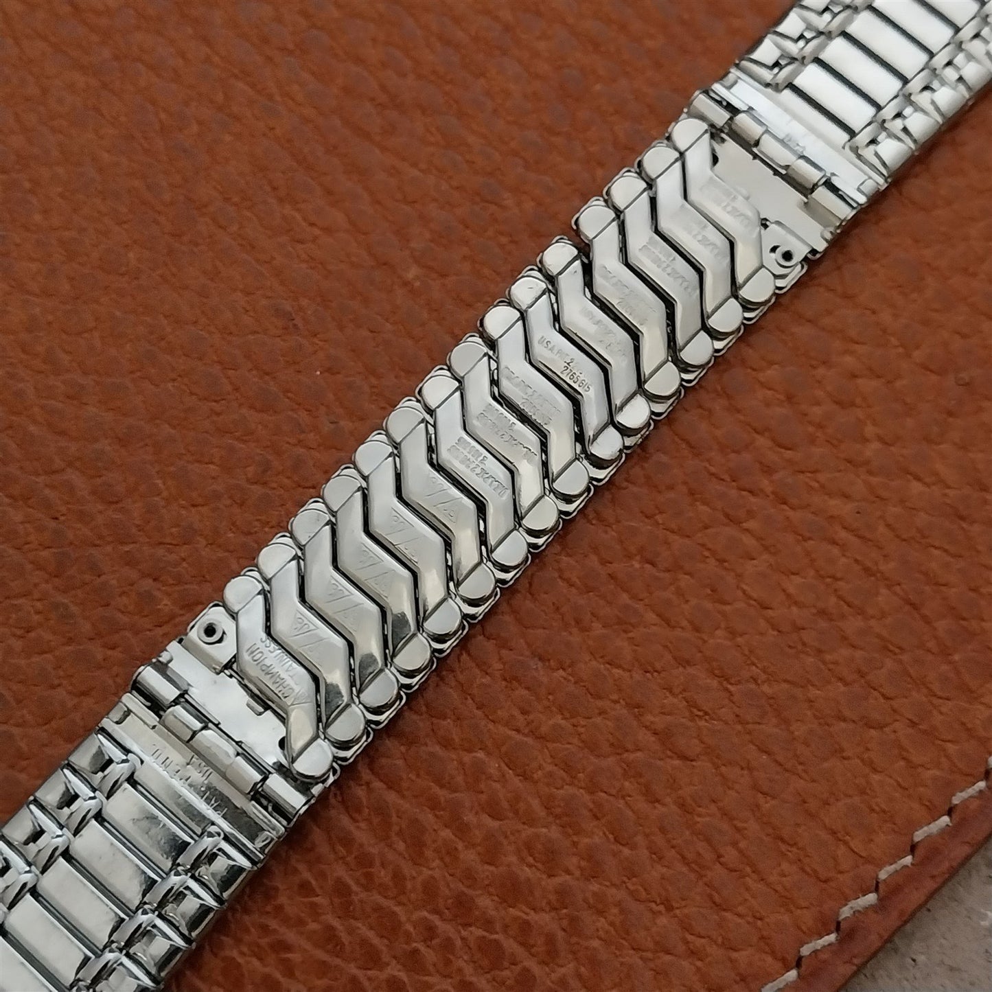 Stainless Steel JB Champion Classic Vintage Watch Band nos 1960s USA Made